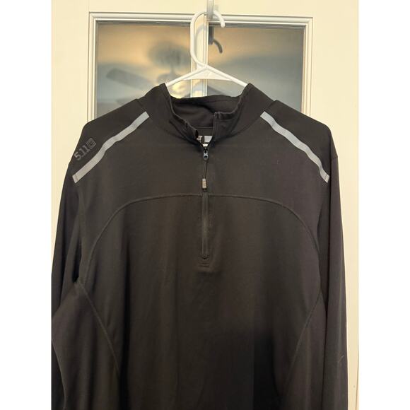 5.11 TACTICAL MEN'S MAX EFFORT 1/4 ZIP PULLOVER, black XL - Picture 3 of 6